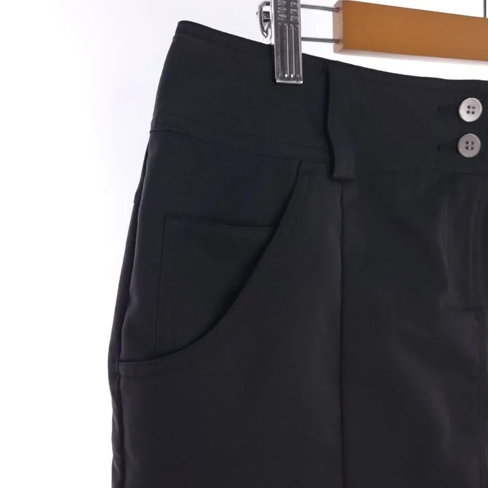 Adidas Climacool Solid Black Skirt Womens Size 8